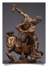 Postcard: Hercules killing a Centaur