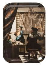 Tablett: Vermeer - Die Malkunst