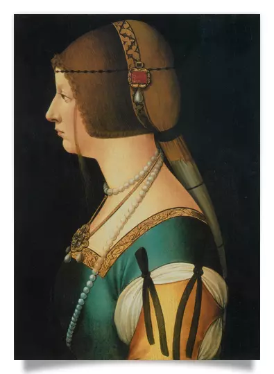 Postcard: Queen Bianca Maria Sforza