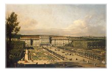 Magnet: Bellotto - Schloss Schönbrunn, Gartenseite