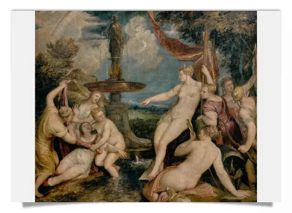 Postcard: Diana and Callisto