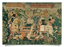 Postcard: Tapestry: The Triumph of Fame over Death