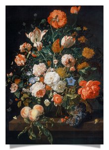 Postkarte: Blumenstrauß