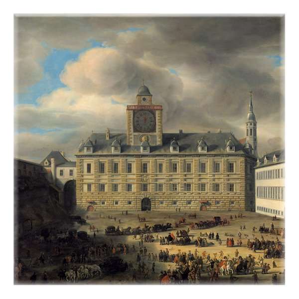 Magnet: Hoogstraten - Courtyard of the Vienna Hofburg