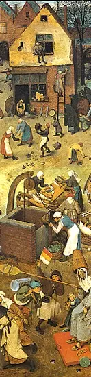 Bookmark: Bruegel - Fight between Carnival and Lent
