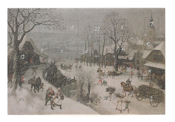 Notecard / Advent Calendar: van Valckenborch - Winter Landscape