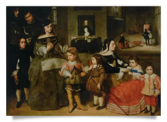 Postcard: The Family of the Artist