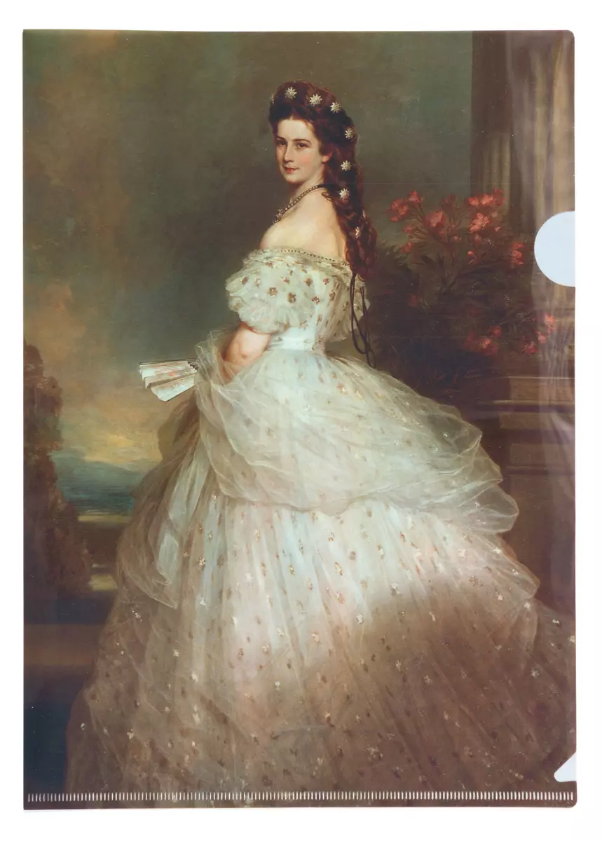 購入禁止Kaiserin Elisabeth im Galakleid 複製画