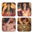 Coasters: Gustav Klimt Thumbnails 1
