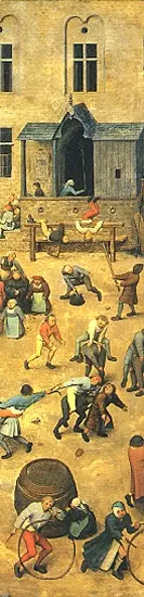 Lesezeichen: Bruegel - Kinderspiele