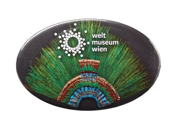 Flaschenöffner / Magnet: Quetzalfeder-Kopfschmuck