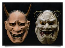 Postkarte: NO-Mask hannya