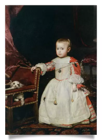 Postkarte: Infant Philipp Prosper