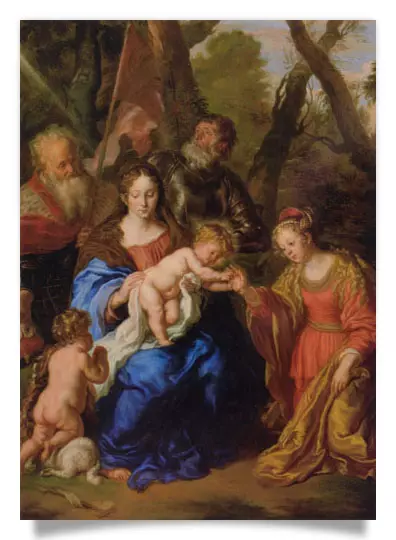 Postcard: The Mystical Betrothal of St Catherine