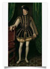 Postcard: King Charles IX of France