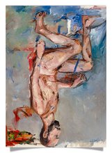 Postcard: Finger Painting - Nude