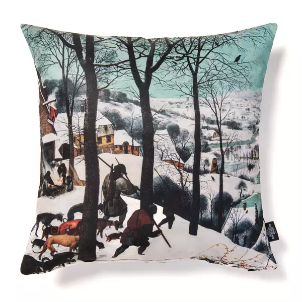 Polsterbezug: Bruegel - Jäger im Schnee