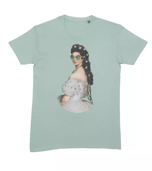 T-Shirt: Sisi mit Brille