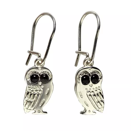 Earrings: Greek Owl