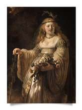 Postcard: Rembrandt - Saskia van Uylenburgh in Arcadian Costume