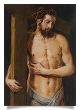 Postkarte: Christus mit dem Kreuz
