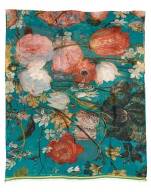 Scarf: Brueghel - Bouquet of Flowers in a Blue Vase