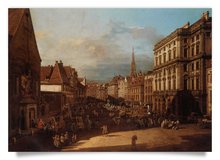 Postkarte: Mehlmarkt in Wien