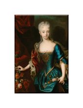 Magnet: Portrait of the young Maria Theresia
