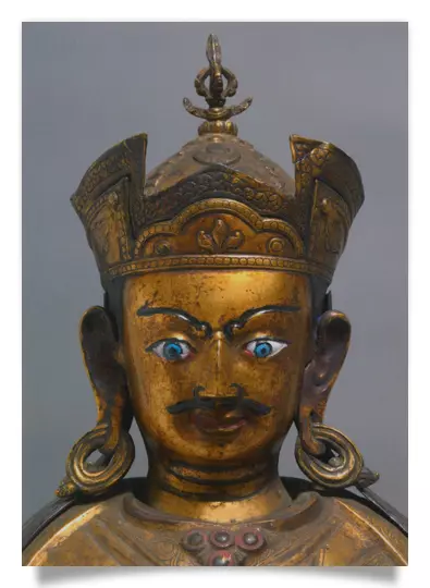 Postkarte: Guru Rinpoche (Detail)