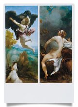 Postkarte: Correggio - Entführung des Ganymed / Jupiter und Io