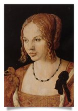 Postkarte: Brustbild einer jungen Venezianerin