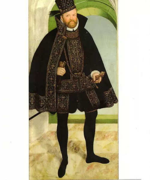 Postcard: Elector August of Saxony