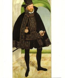 Postkarte: Kurfürst August von Sachsen