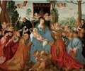 Cushion Cover: Dürer - Feast of the Rose Garlands Thumbnails 3