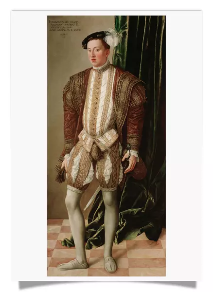 Postkarte: Erzherzog Ferdinand II.