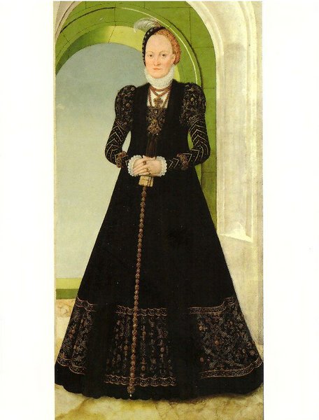 Postkarte: Anna von Dänemark - Kurfürstin von Sachsen
