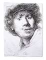 Tea Towel: Rembrandt - Self Portrait Thumbnails 1