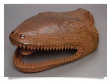 Postcard: Snake head