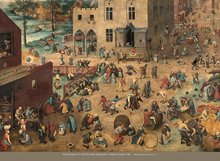 Poster: Bruegel - Kinderspiele