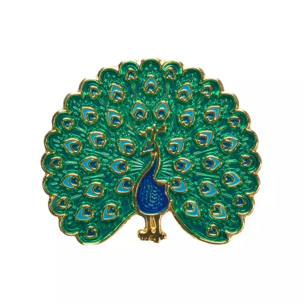 Enamel Pin: Peacock